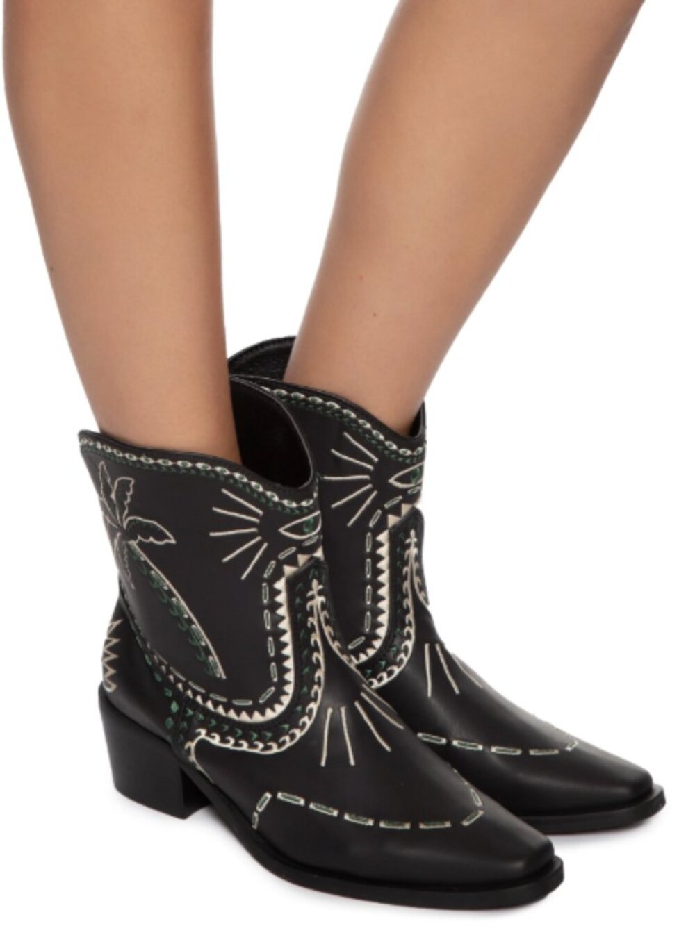 Farm Rio Black Mystic Scarf Western Boots